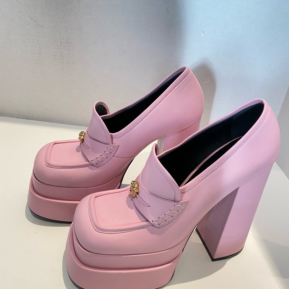 Versace Intrico Platform Loafers size 39.5. $1475. - Picture 5 of 14